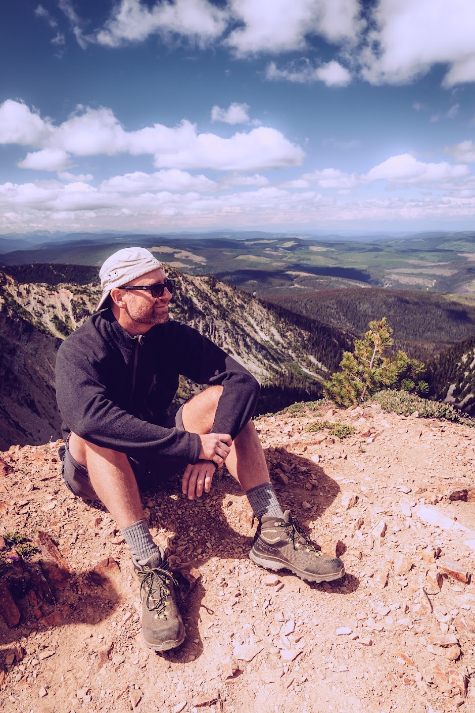 Mike on the Heather trail in Manning park