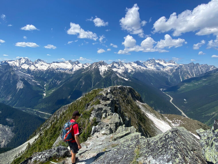 zane hiking in canada
